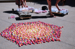 Photograph from Walking on Eggshells Mandala by Alison Greene.