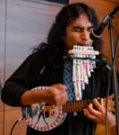 Amado Espinoza and Brendan Culp, Junkyard Orchestra (photo by Margaret Norcross)